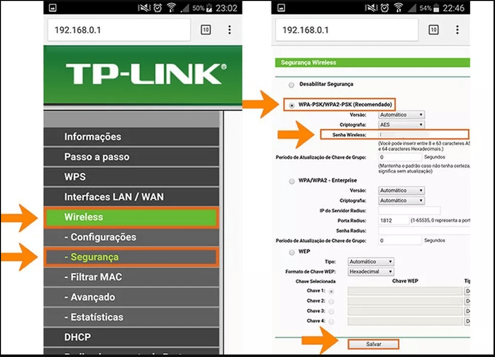 Como acessar as configurações de IP do roteador?