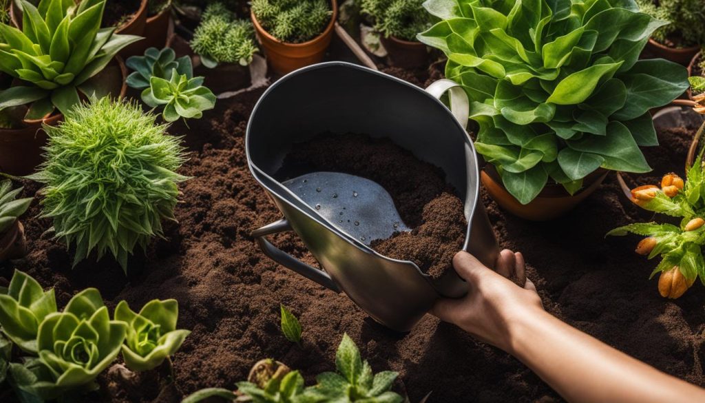 Como regar as plantas corretamente