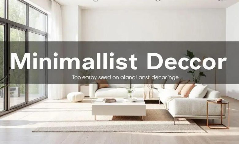 Decoração Minimalista: 5 Dicas para Simplicidade e Elegância 1 Decoração Minimalista: 5 Dicas para Simplicidade e Elegância