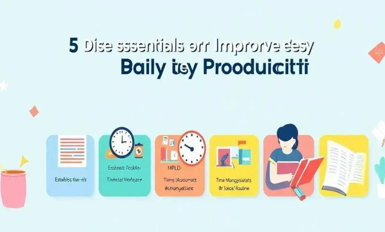 5 Dicas Essenciais para Melhorar sua Produtividade Diária