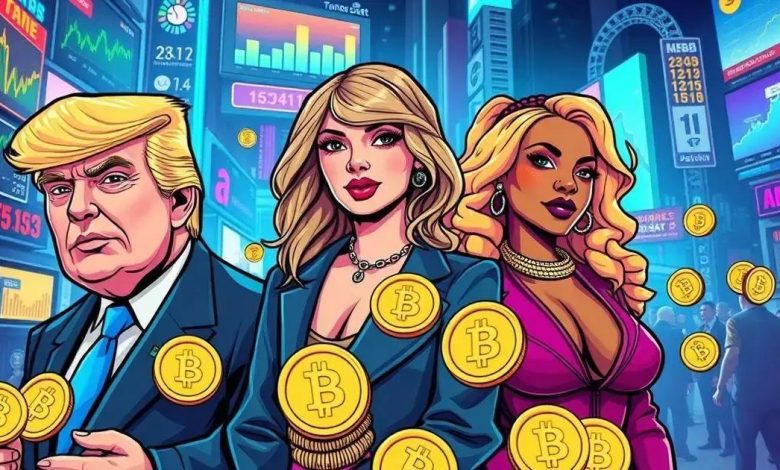 Trump Abre Caminho para Memecoins de Taylor Swift e Beyoncé