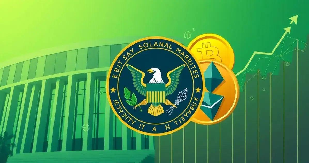 Mudança na postura da SEC em relação a criptomoedas