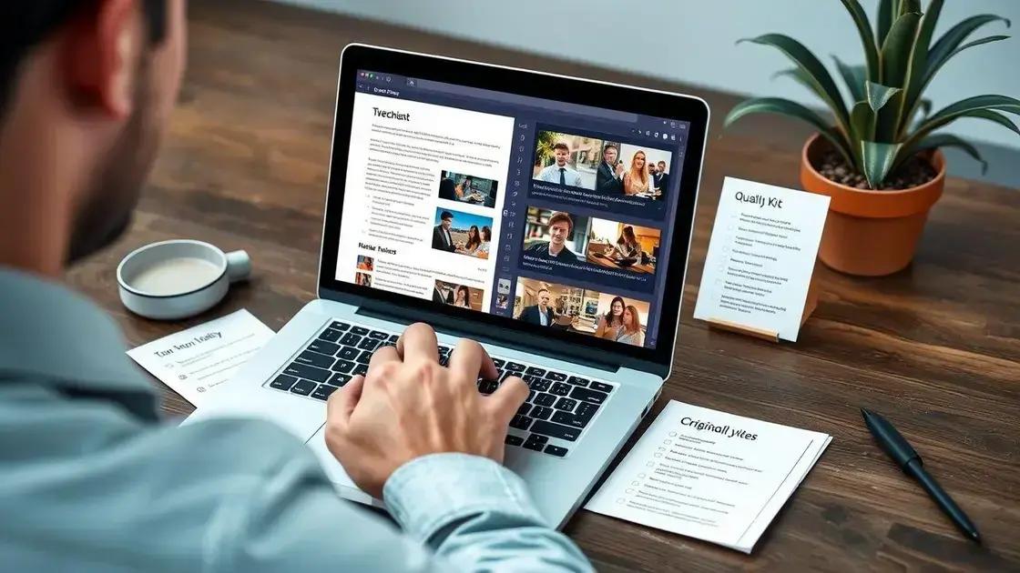 como avaliar o conteúdo do seu site