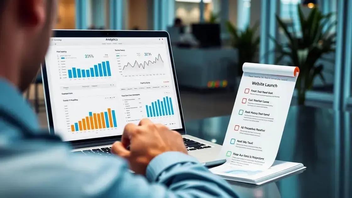 lançamento, SEO e manutenção contínua