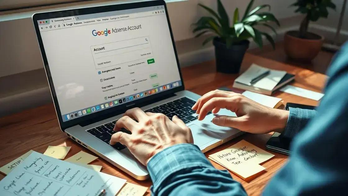 Passo a passo para criar e configurar sua conta