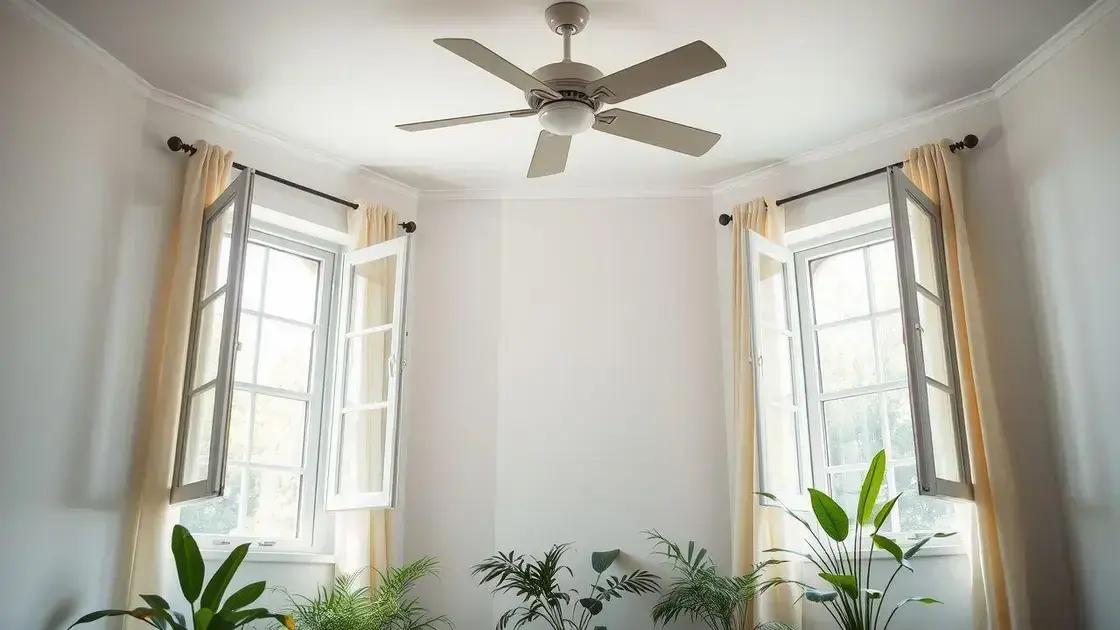 ventilação natural e circulação de ar